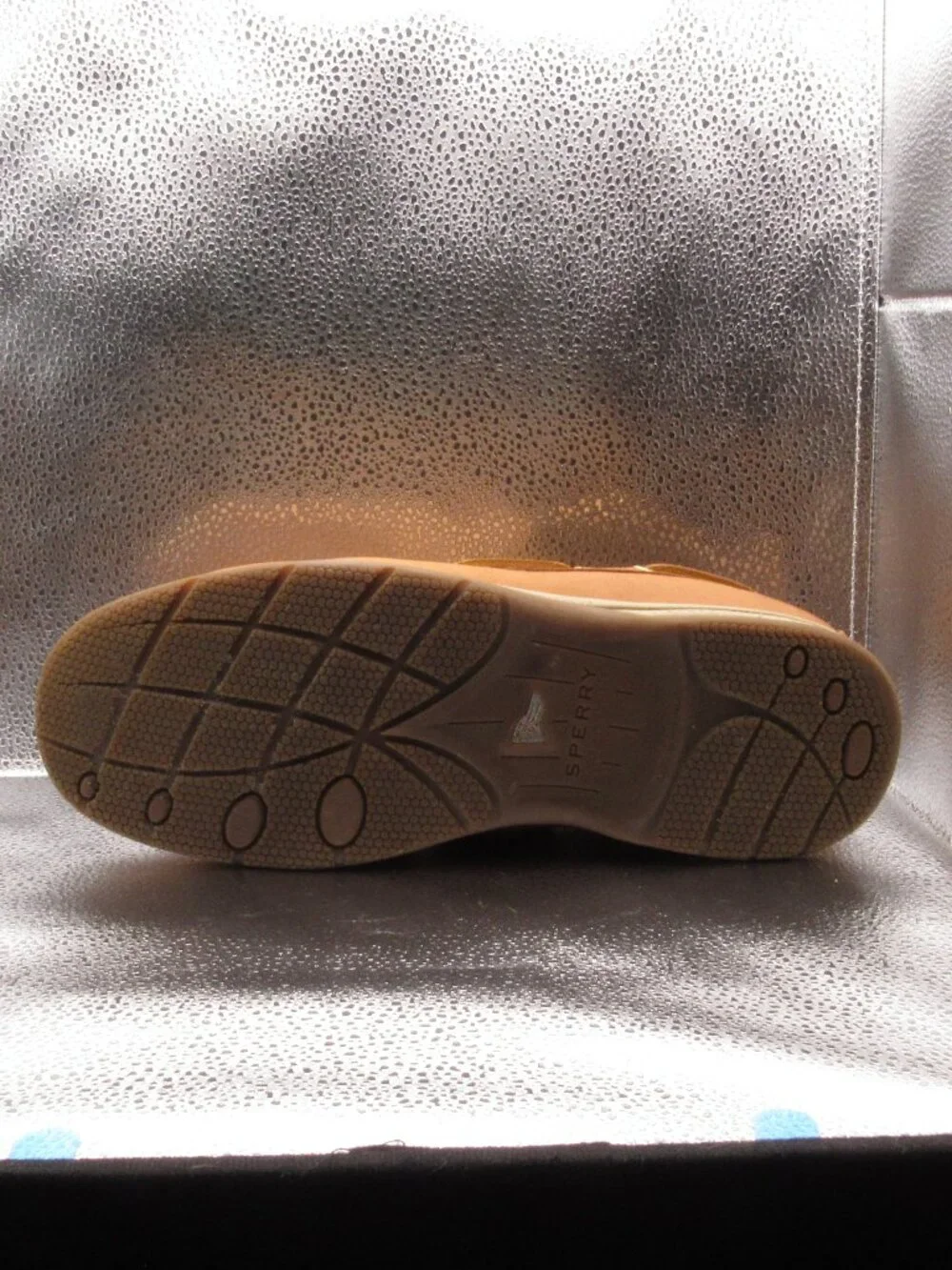 Sperry Gold Cup Brown Cymbal Two-Eye Boat Shoes Size 10.5 W Full-Grain Leather